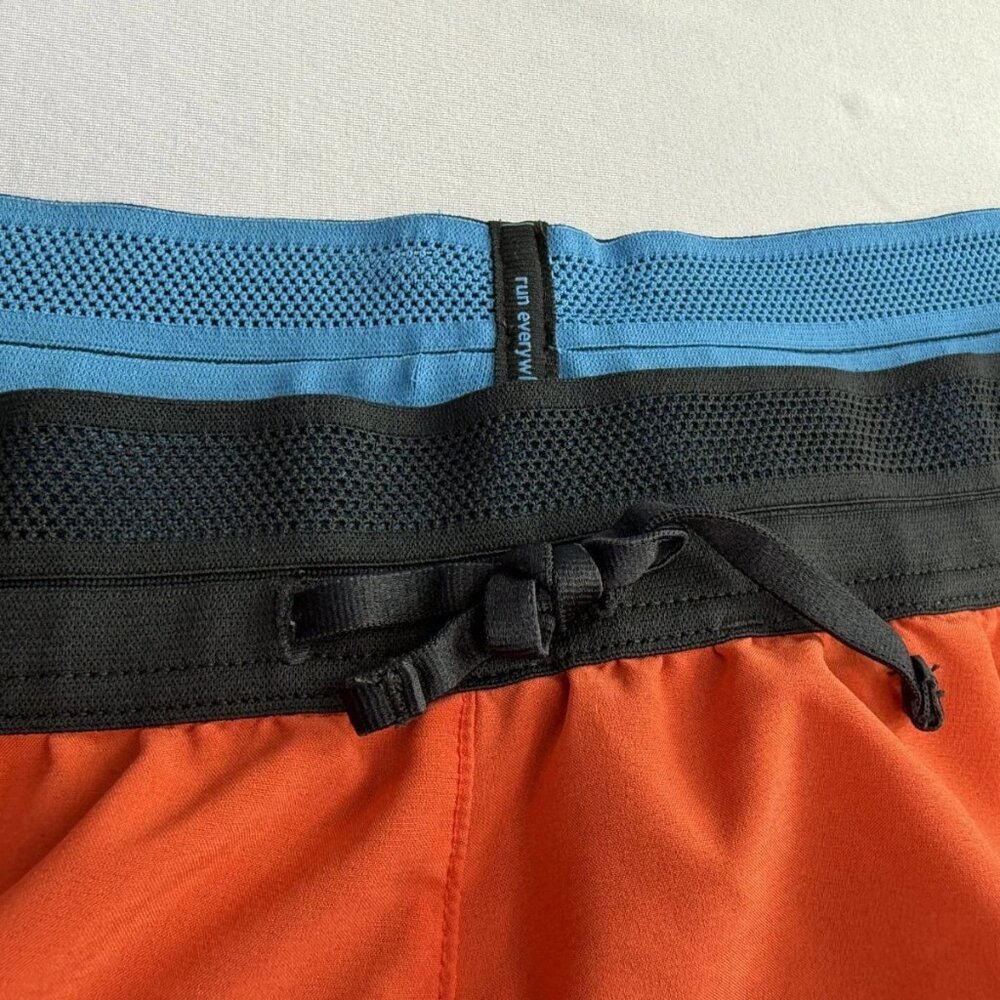 JANJI Running Shorts Athletic Size Adult Medium. Orange. Lined - Picture 11 of 11